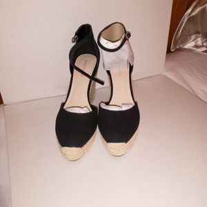 Marc Fisher Teelan Espadrilles platform wedge 11m